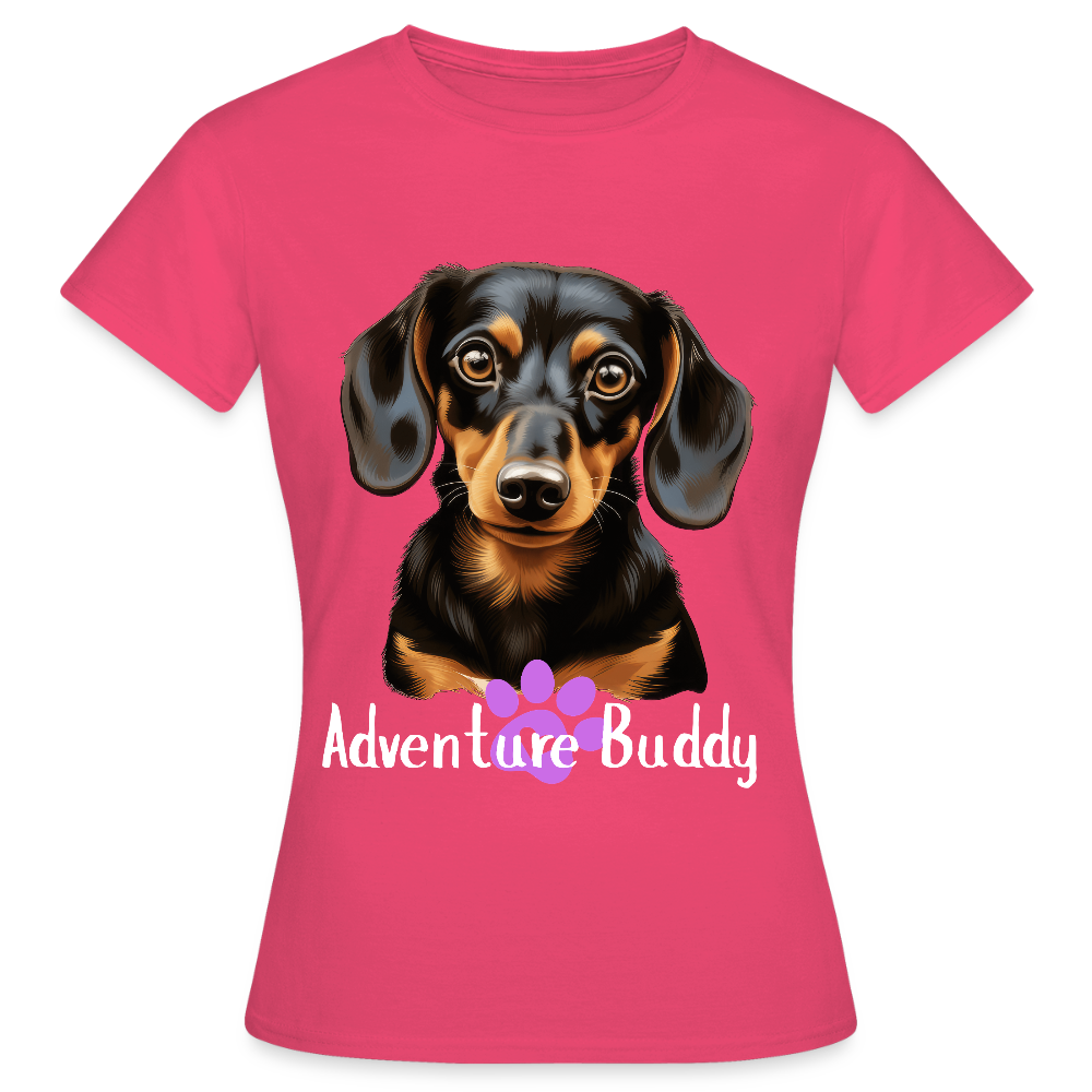 Women's T-Shirt  {Customise Breed & Paw } - azalea