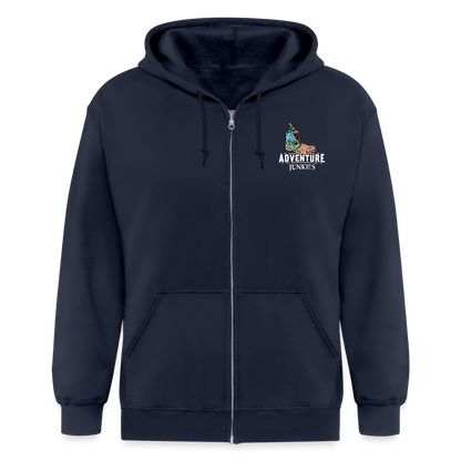 Unisex Heavyweight Hooded Jacket - navy