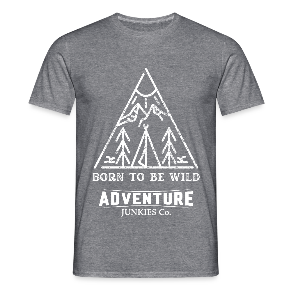 Men's Hiking & Walking T-Shirt - graphite heather