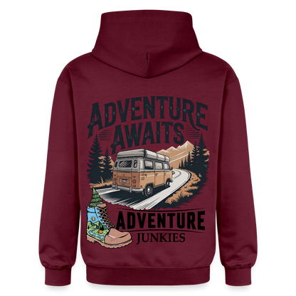 Unisex Midweight Hoodie - maroon