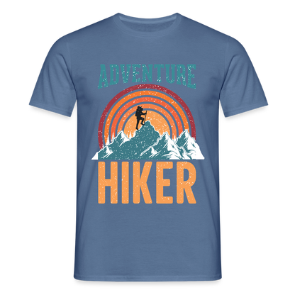 Men's Hiking & Walking T-Shirt - dove blue 