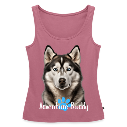 Women’s Premium Tank Top   {Customise Breed & Paw } - mauve