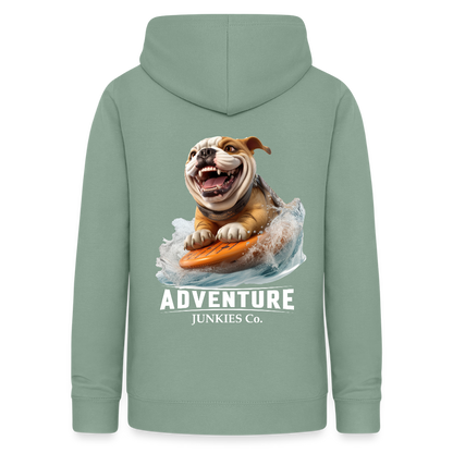 Women's Hoodie Water Adventures - steel green