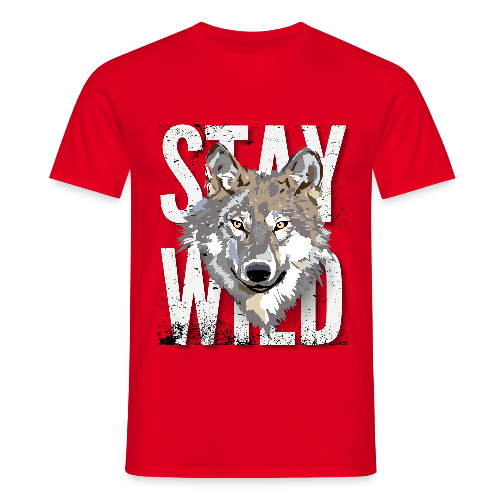 Men's Camping T-Shirt - red