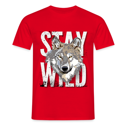 Men's Camping T-Shirt - red