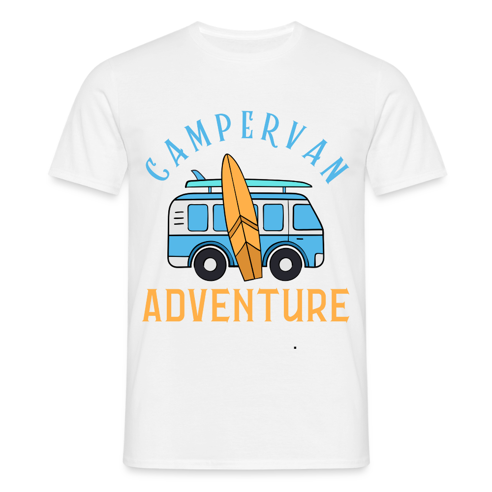 Men's Camping T-Shirt - white