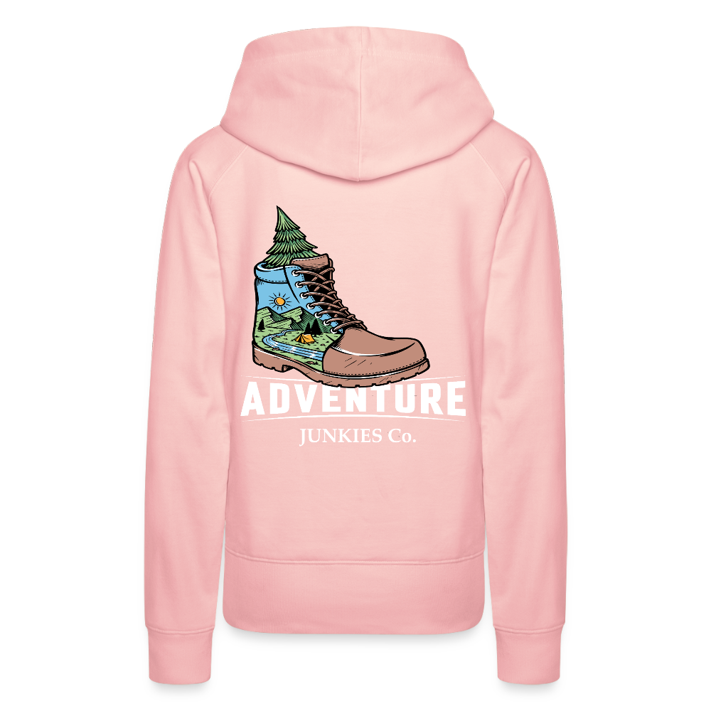 Women’s Premium Hiking / Walking Hoodie - crystal pink