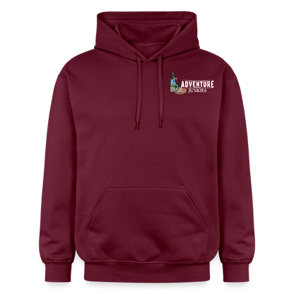 Adult  Unisex Midweight Hoodie - maroon