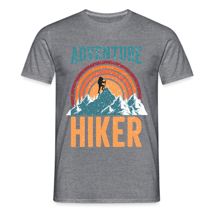Men's Hiking & Walking T-Shirt - graphite heather