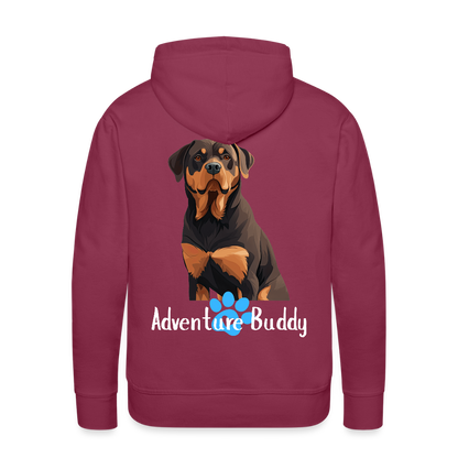 Men’s Premium pet Hoodie - bordeaux