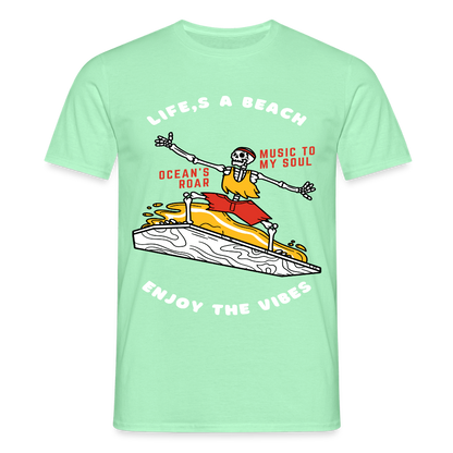 Men's T-Shirt Water - mint green