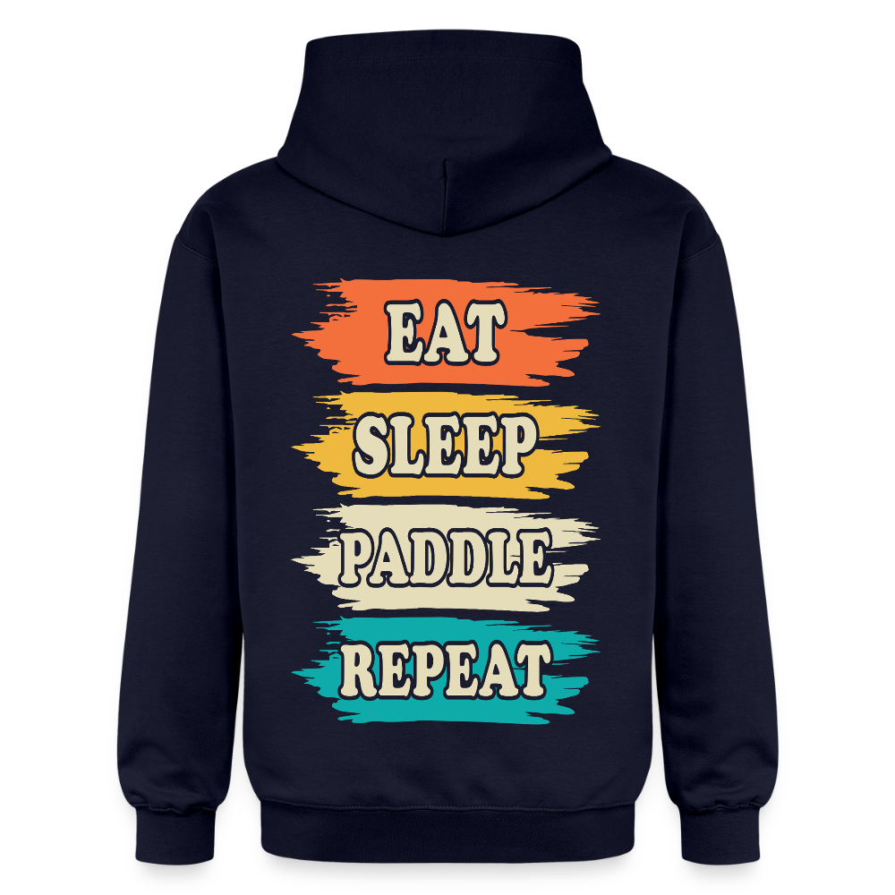 Adult Unisex Midweight Hoodie - navy