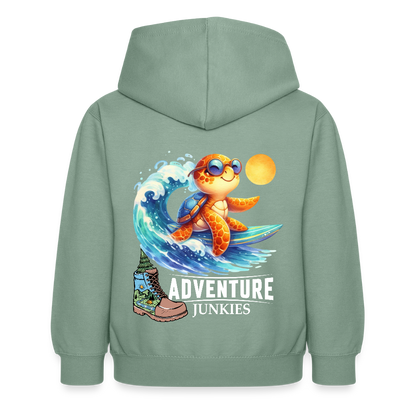 Children's  Unisex Hoodie - steel green