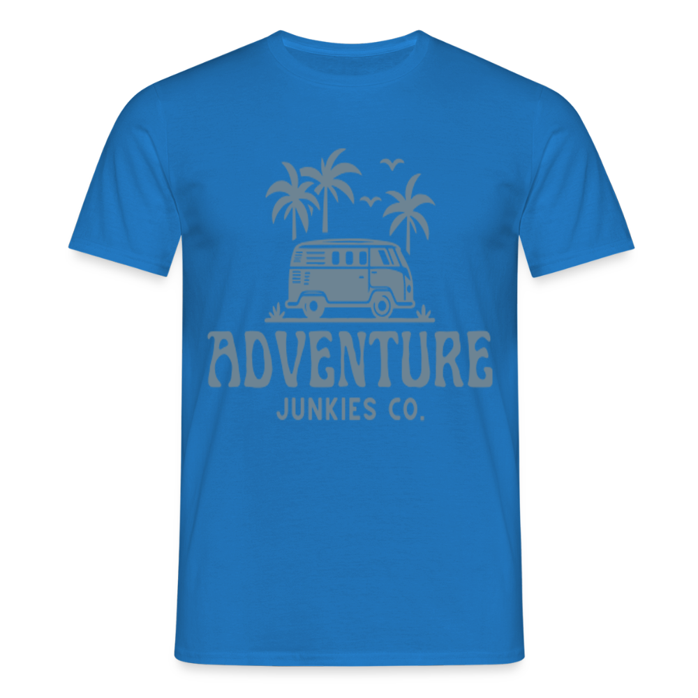 Men's  Camping T-Shirt - royal blue