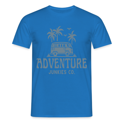 Men's  Camping T-Shirt - royal blue