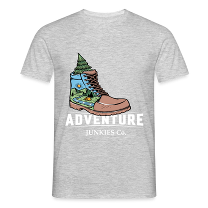 Men's Camping T-Shirt - heather grey