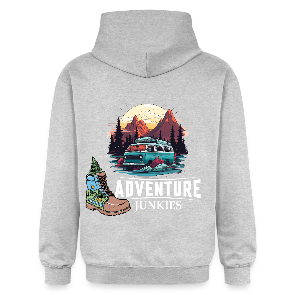 Unisex Midweight Hoodie - light heather grey