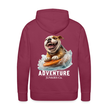 Men’s Premium Water Fun Hoodie - bordeaux