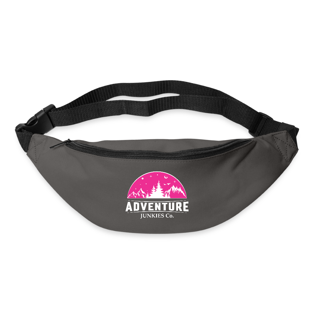 Bum bag Pink Logo - graphite grey