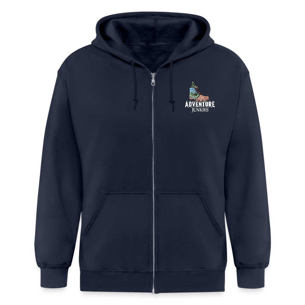 Unisex Heavyweight Hooded Jacket - navy