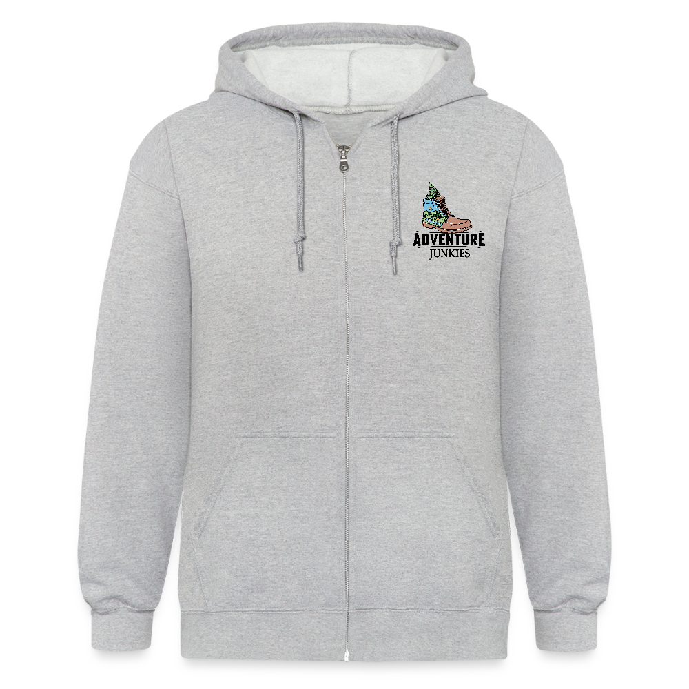 Unisex Heavyweight Hooded Jacket - heather grey