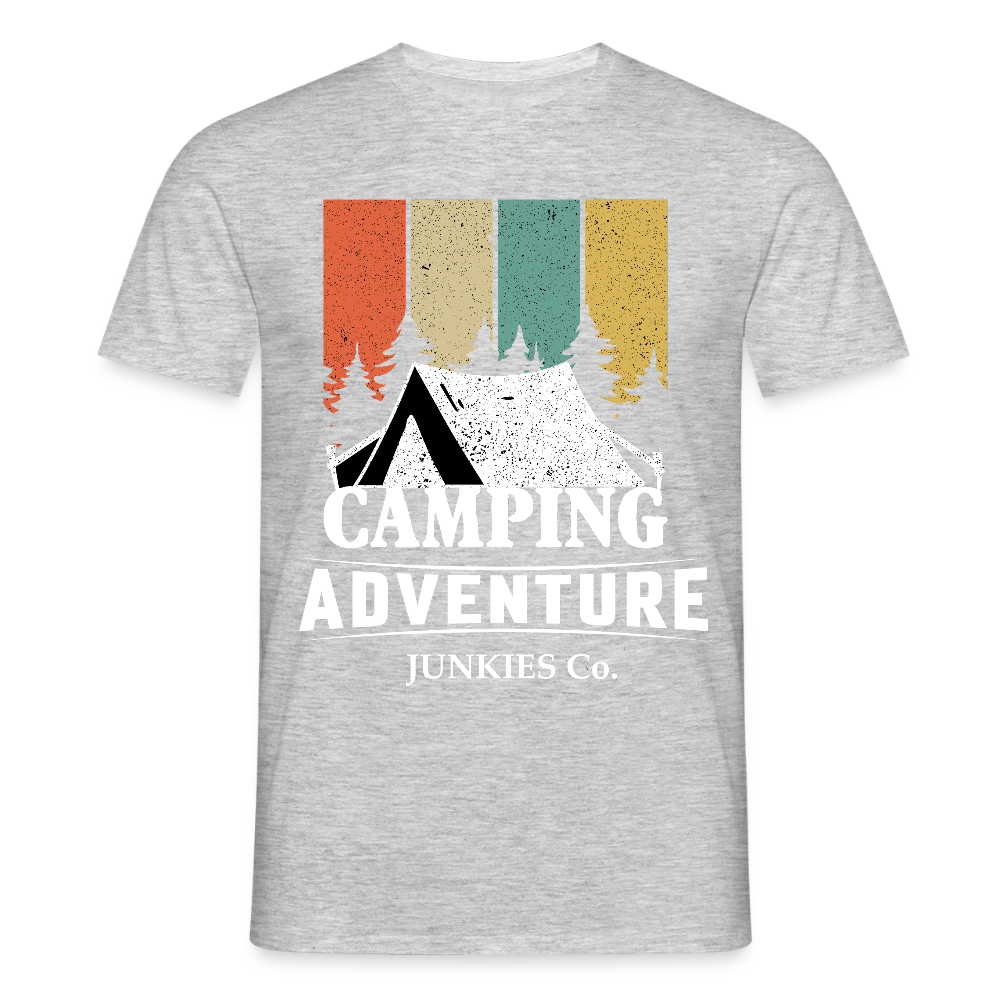 Men's Camping  T-Shirt - heather grey