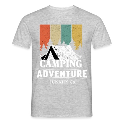 Men's Camping  T-Shirt - heather grey