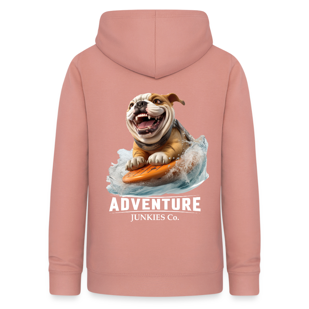 Women's Hoodie Water Adventures - dusky rose