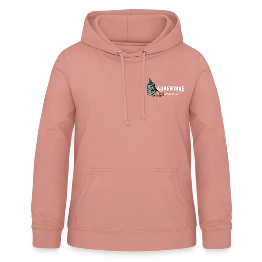 Women's Hoodie  Water Adventure - dusky rose