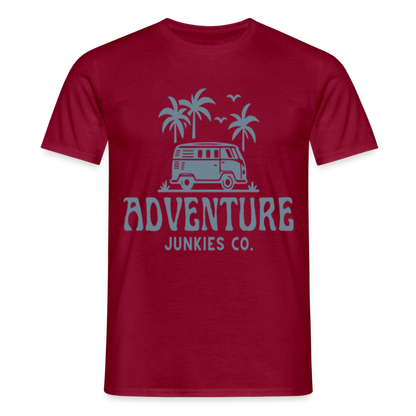 Men's  Camping T-Shirt - brick red