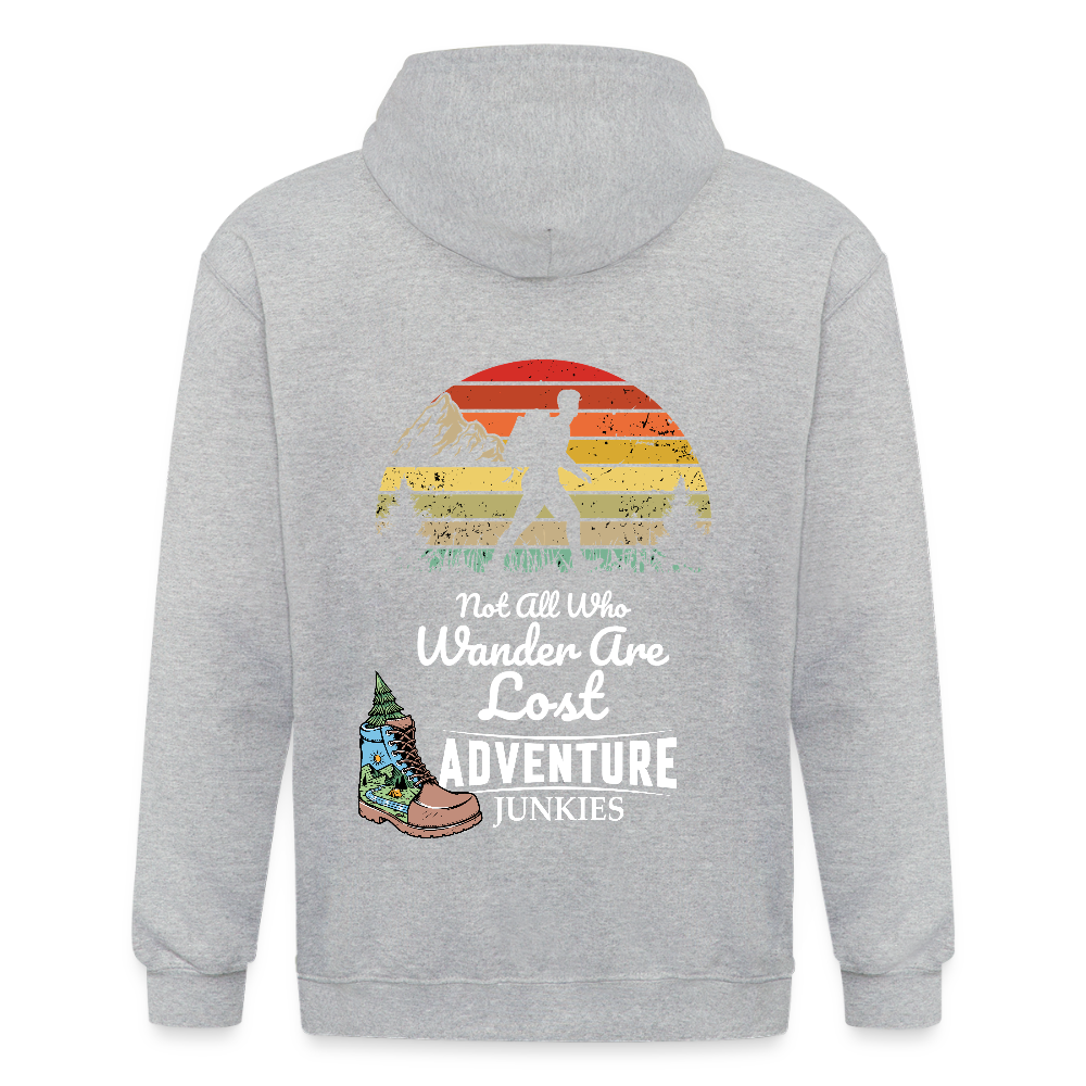 Adult Unisex Heavyweight Hooded Jacket - heather grey