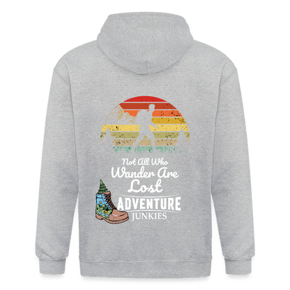 Adult Unisex Heavyweight Hooded Jacket - heather grey