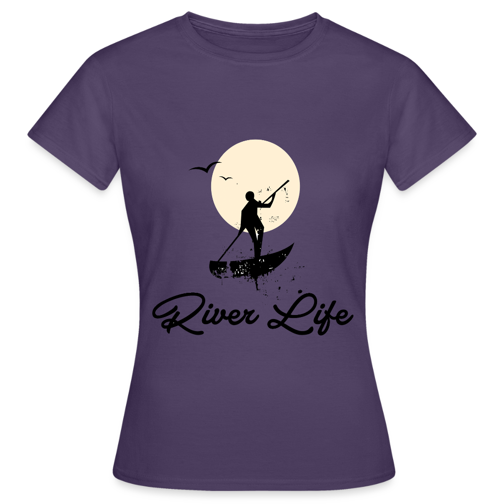 Women's  Water Adventure T-Shirt - dark purple