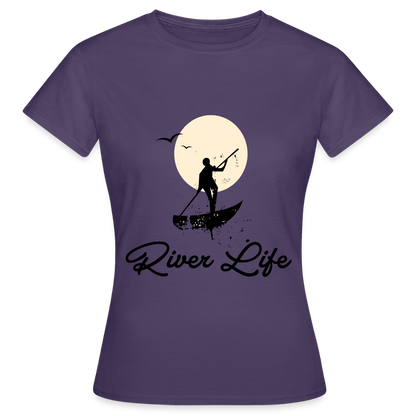 Women's  Water Adventure T-Shirt - dark purple