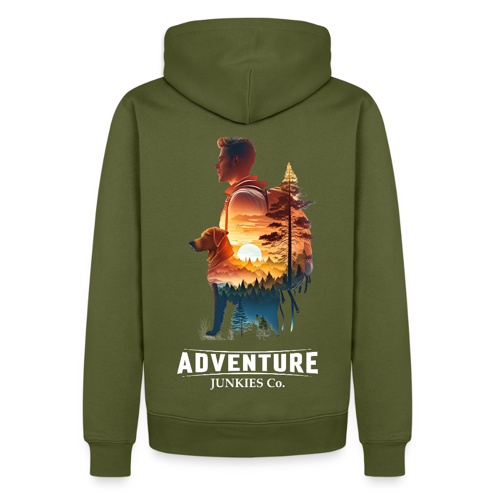 Men’s Premium Hiking /Walking Hoodie - khaki