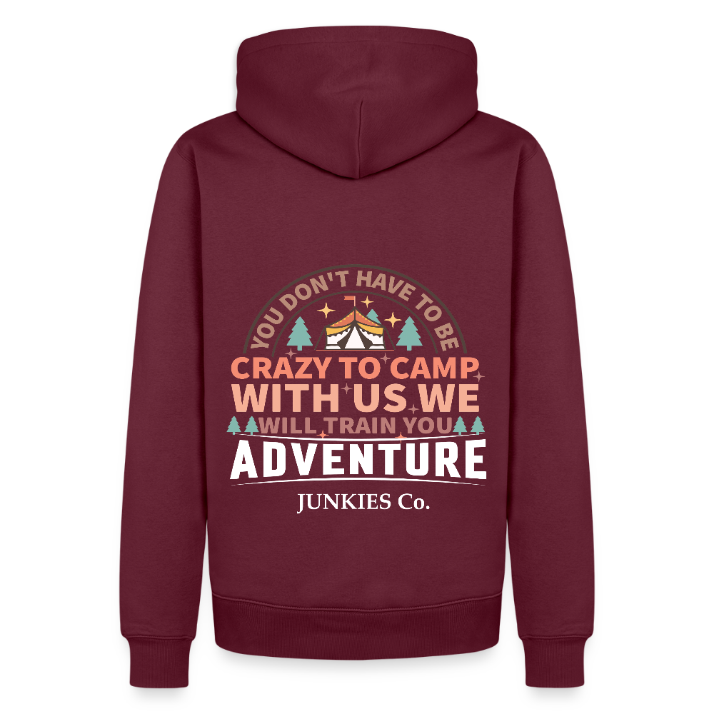 Men’s Premium Camping Hoodie - burgundy