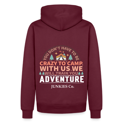 Men’s Premium Camping Hoodie - burgundy