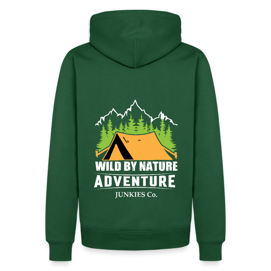 Men’s Premium Camping  Hoodie - bottle green