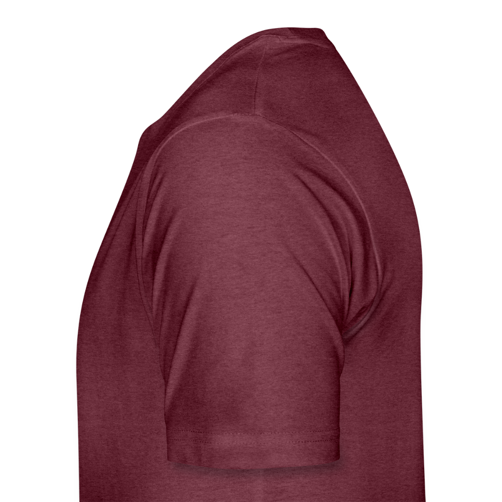 Men’s T-Shirt Front Design Not All that Wander - heather burgundy