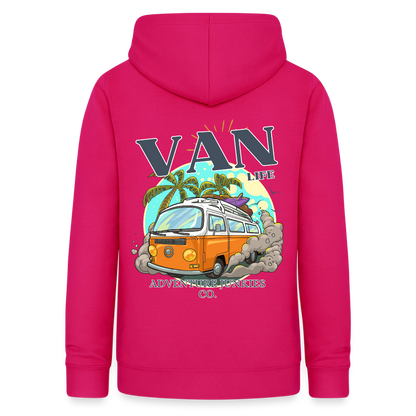 Women's Camping Hoodie - dark pink