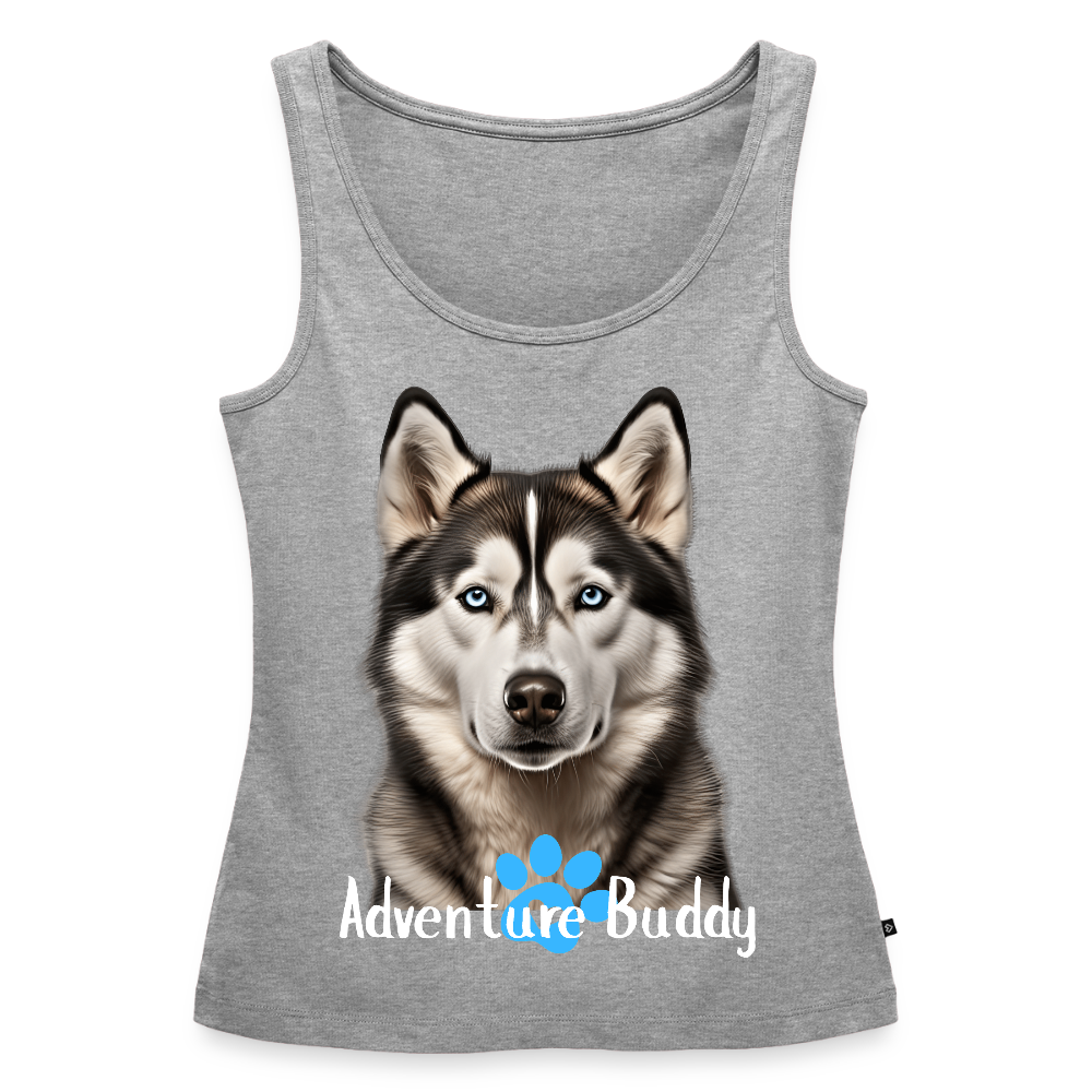 Women’s Premium Tank Top   {Customise Breed & Paw } - heather grey