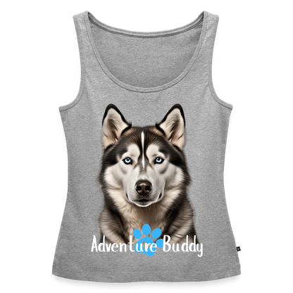 Women’s Premium Tank Top   {Customise Breed & Paw } - heather grey