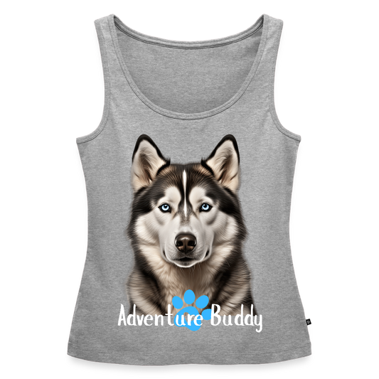 Women’s Premium Tank Top   {Customise Breed & Paw } - heather grey