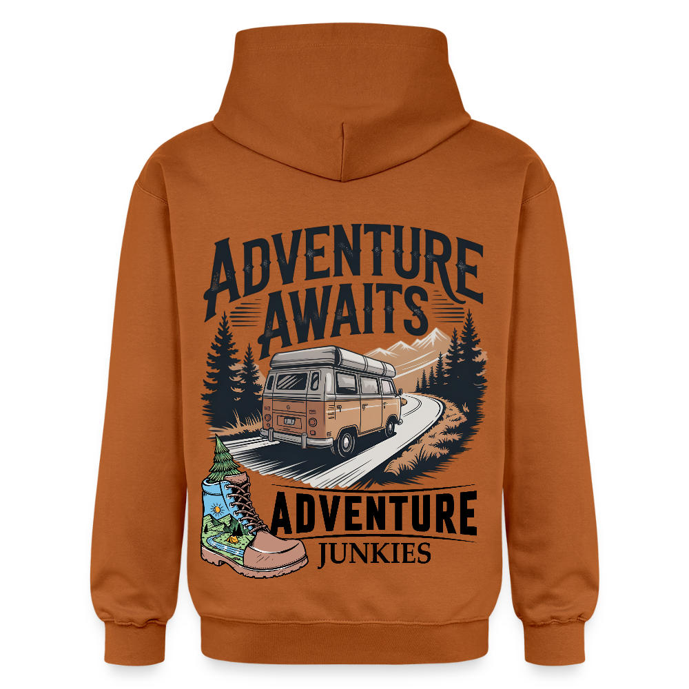Unisex Midweight Hoodie - Athletic Orange
