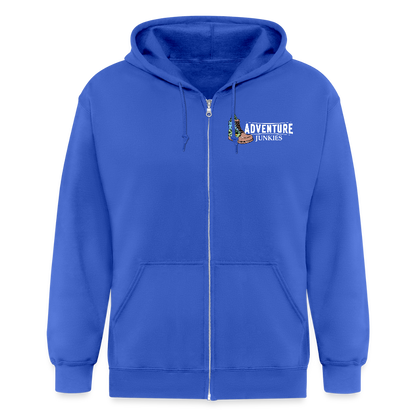 Adult Unisex Heavyweight Hooded Jacket - royal blue