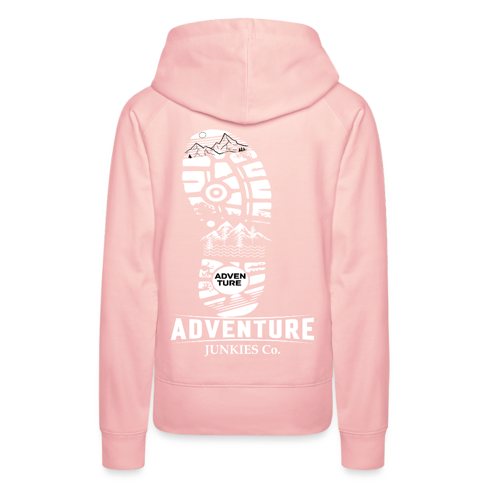 Women’s Premium Hiking/Walking Hoodie - crystal pink
