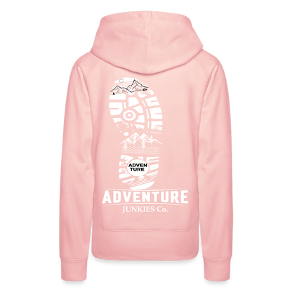 Women’s Premium Hiking/Walking Hoodie - crystal pink