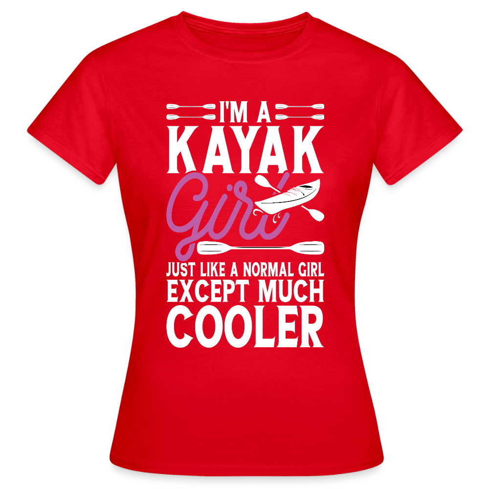 Women's Water Adventure  T-Shirt - red