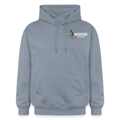 Adult Unisex  Midweight Hoodie  {Customise Breed & Paw} - blue