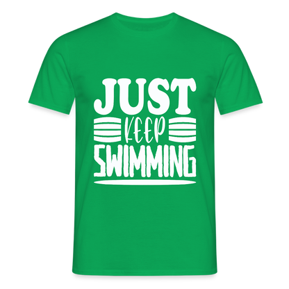 Men's T-Shirt Water Adventures - kelly green